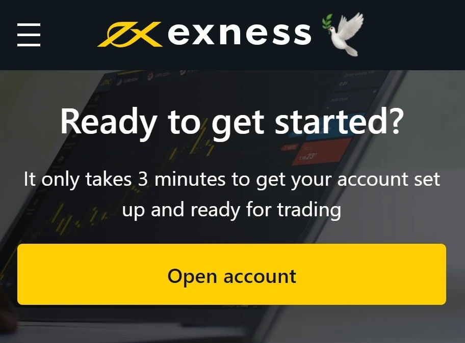 Opening an Account on Exness Web Trader