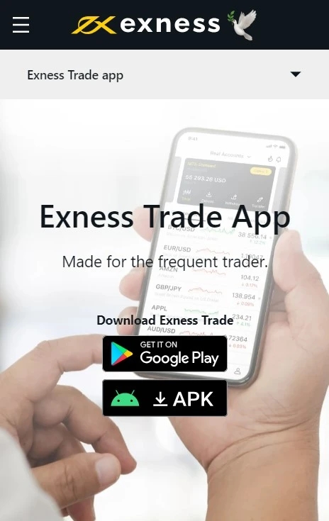 Get the Exness Trader Application
